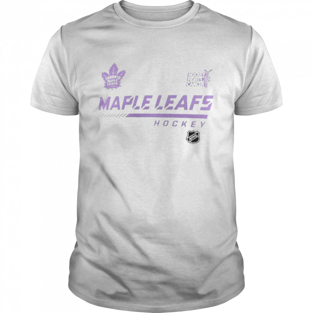 Toronto Maple Leafs Fanatics Branded NHL Hockey Fights Cancer Shirts