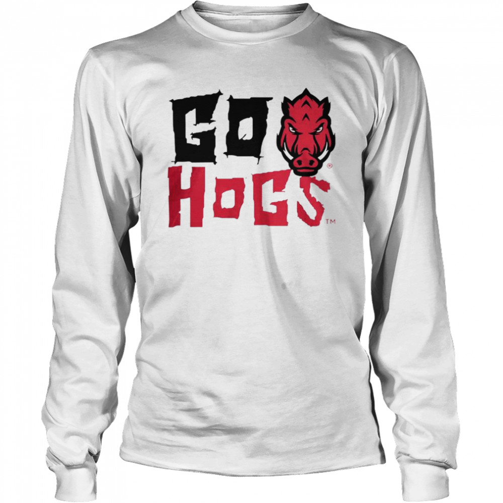 Omahogs Arkansas Razorbacks Go Hogs shirt Long Sleeved T-shirt