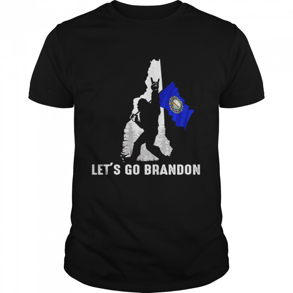 New Hampshire America Bigfoot Lets’s Go Brandon Shirts