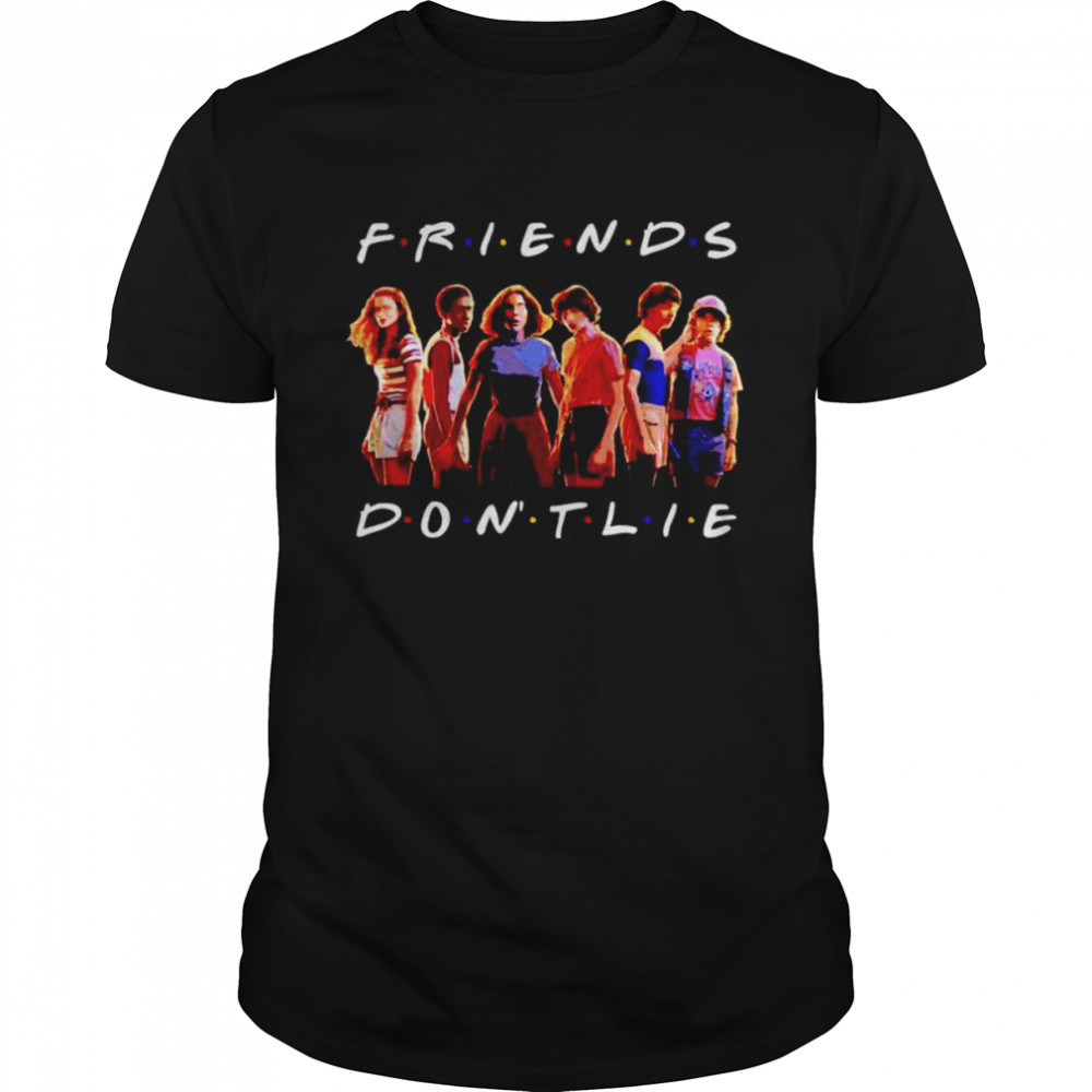 Friends Don’t Lie Stranger Things Tv Show Lover shirt Classic Men's T-shirt
