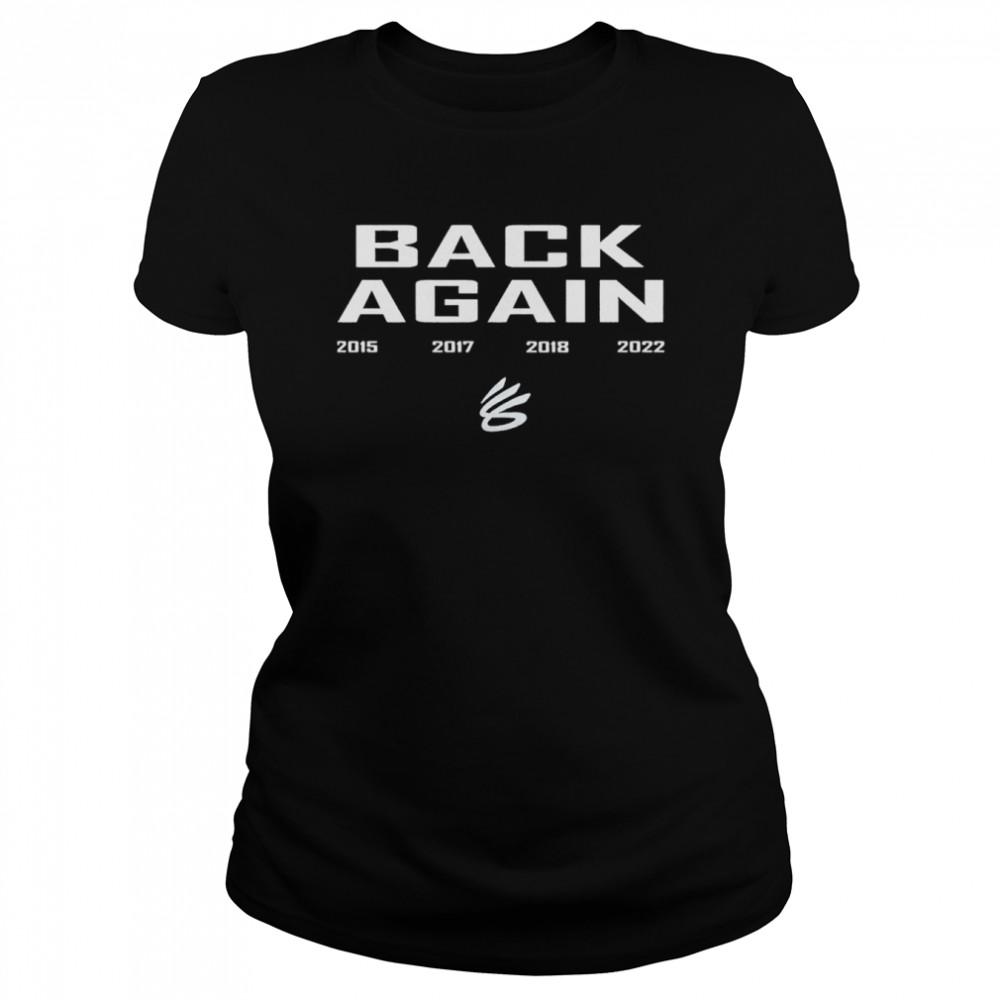 Golden State back again 2015 2022 shirt Classic Women's T-shirt