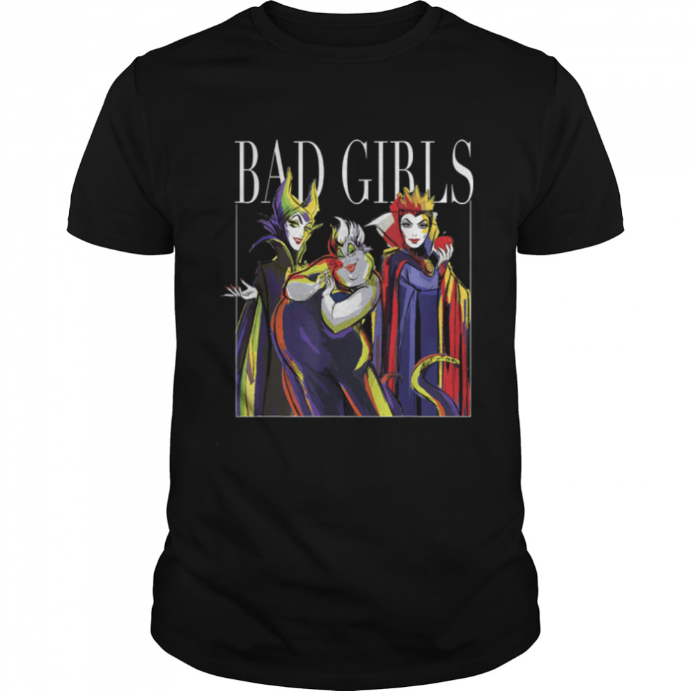 Disney Villains Bad Girls Group Shot Painted Graphic T-Shirt T-Shirt B07LBPJPLPs