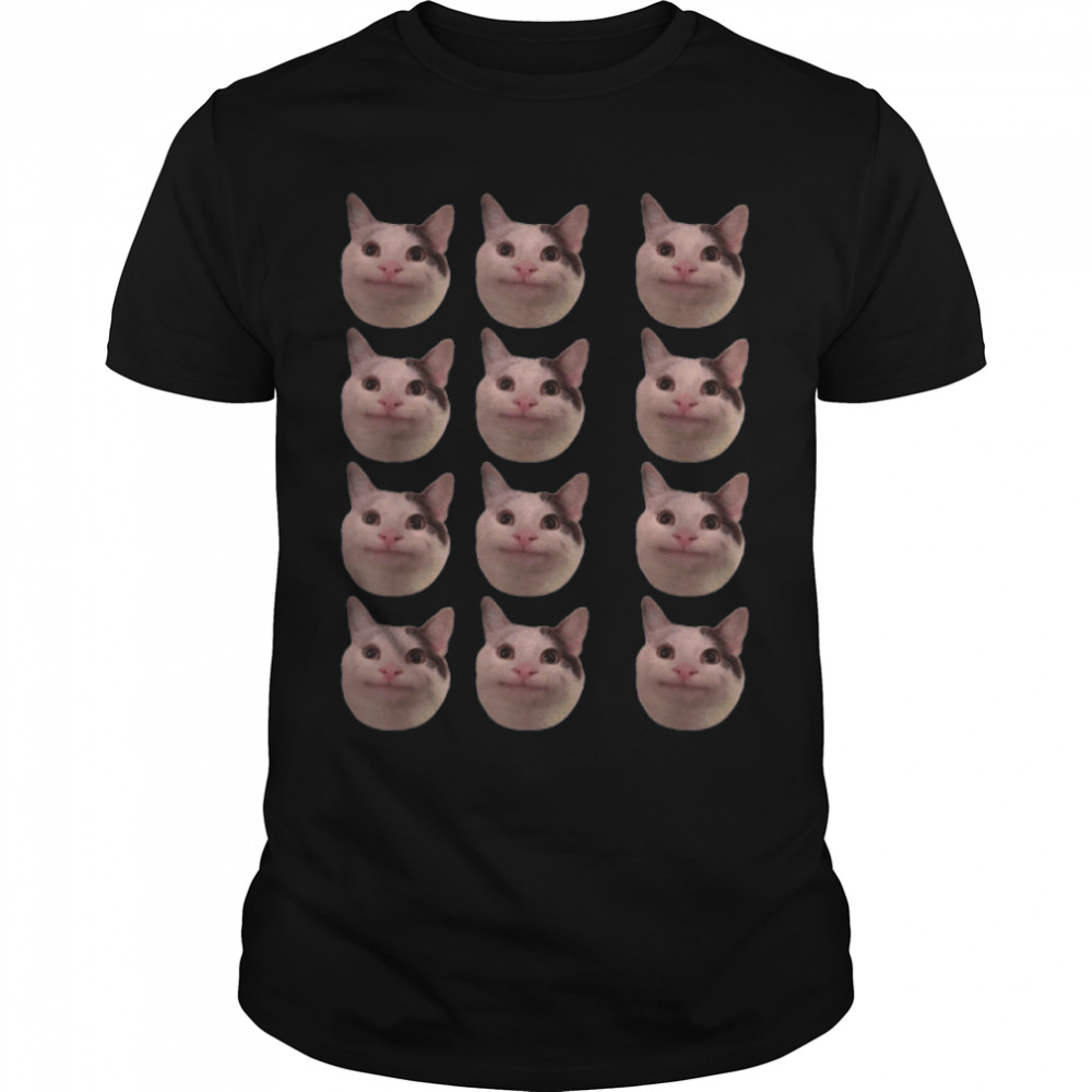 AMAZING BELUGA CAT PATTERN Smart and Cute Cat T-Shirt B09XHMF3ZPs