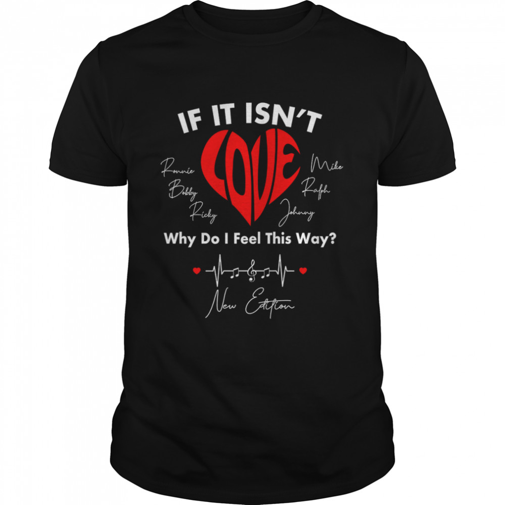 If It Isns’t Love New Edition Ronnie Bobby Ricky Mike Ralph Johnny shirts