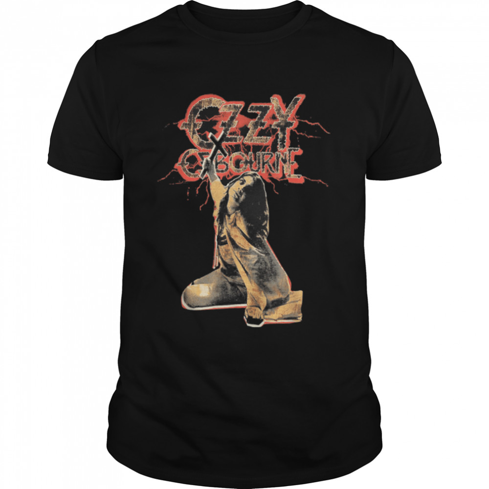 Ozzy Osbourne - Red Lightning T-Shirt B0B1SBWRF3s