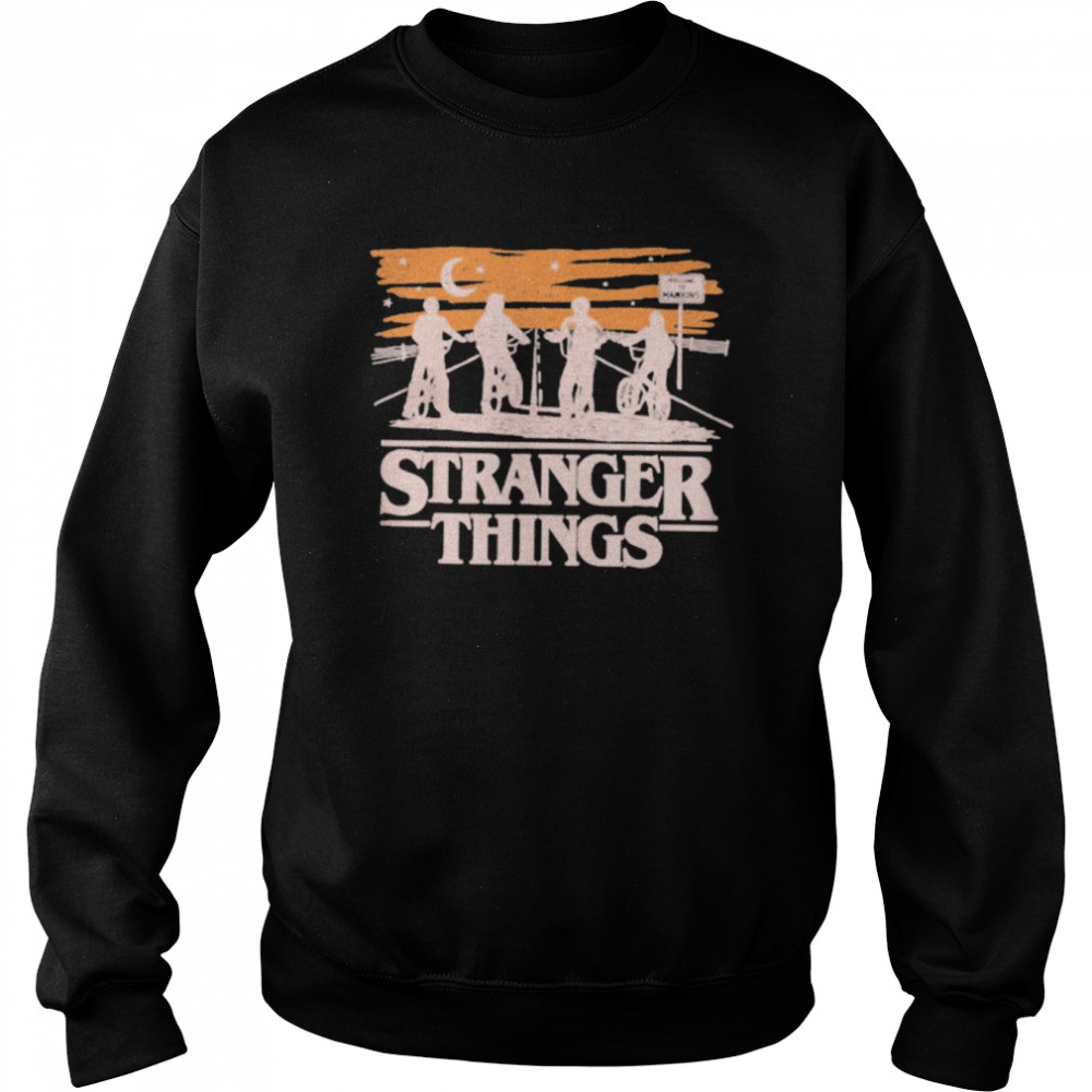 Netflix Stranger Things Night Silhouettes Sale T- Unisex Sweatshirt