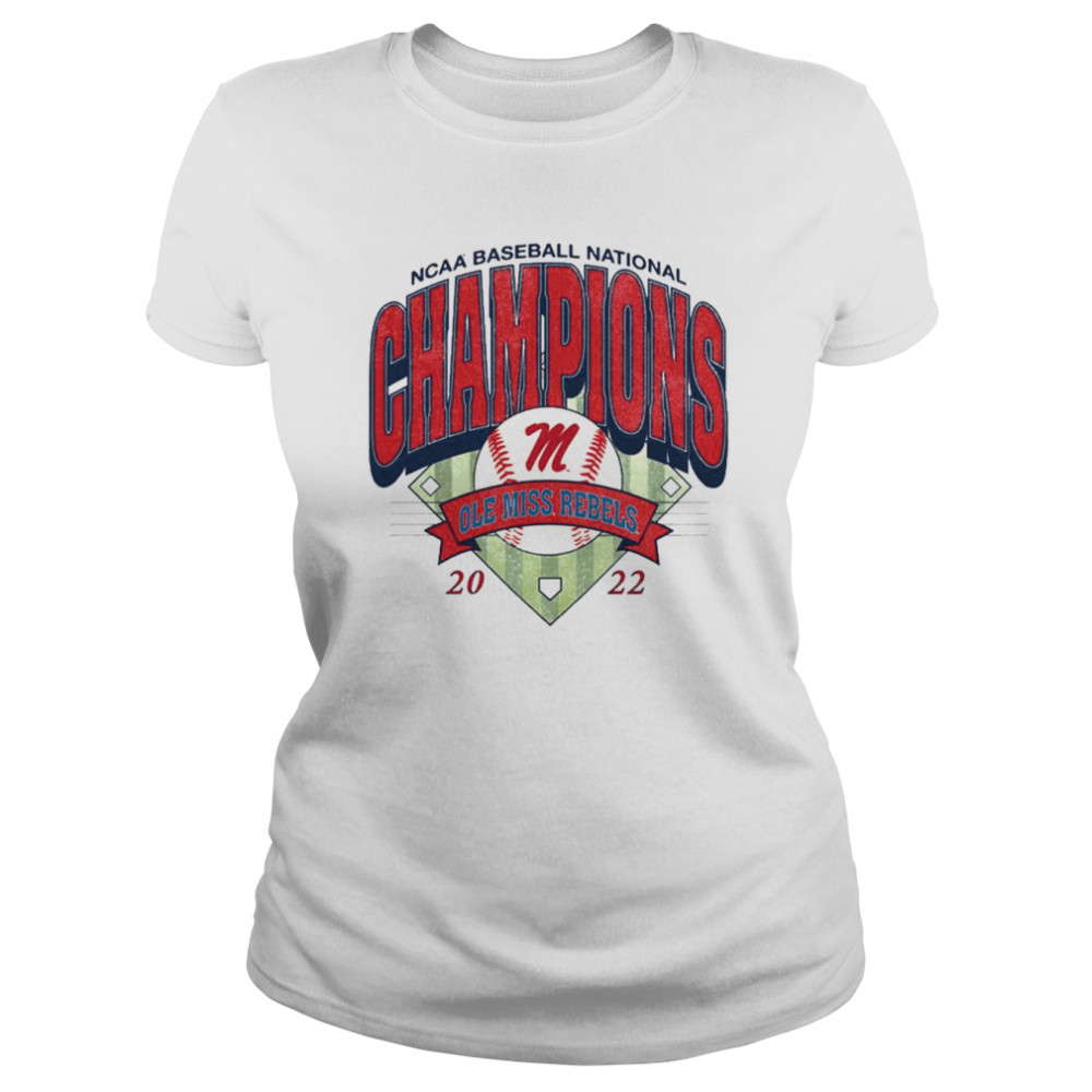 Ncaa Baseball National Champions Ole Miss Rebels 2022 T-shirt Classic Women's T-shirt