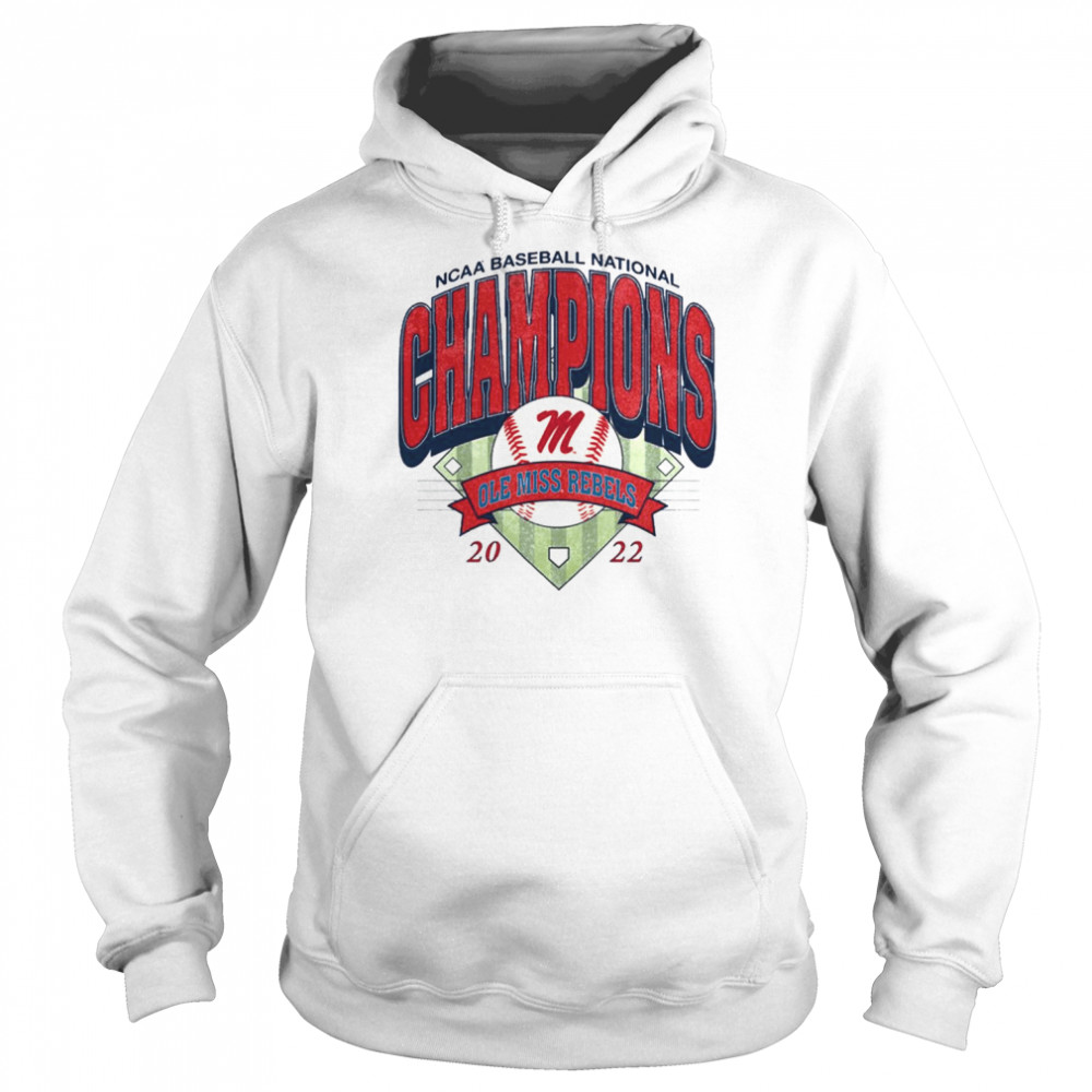 Ncaa Baseball National Champions Ole Miss Rebels 2022 T-shirt Unisex Hoodie