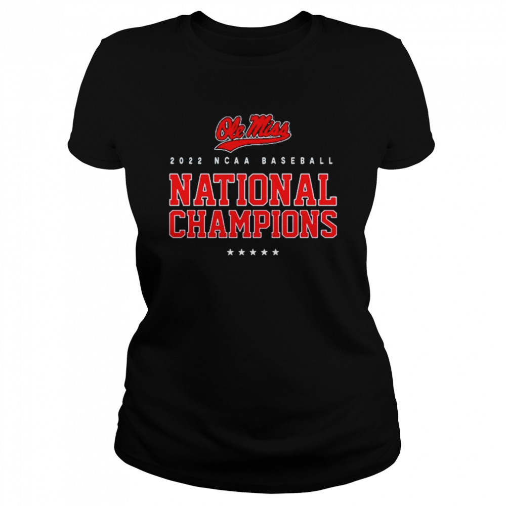 Ole miss 2022 baseball national champions shirt Classic Women's T-shirt