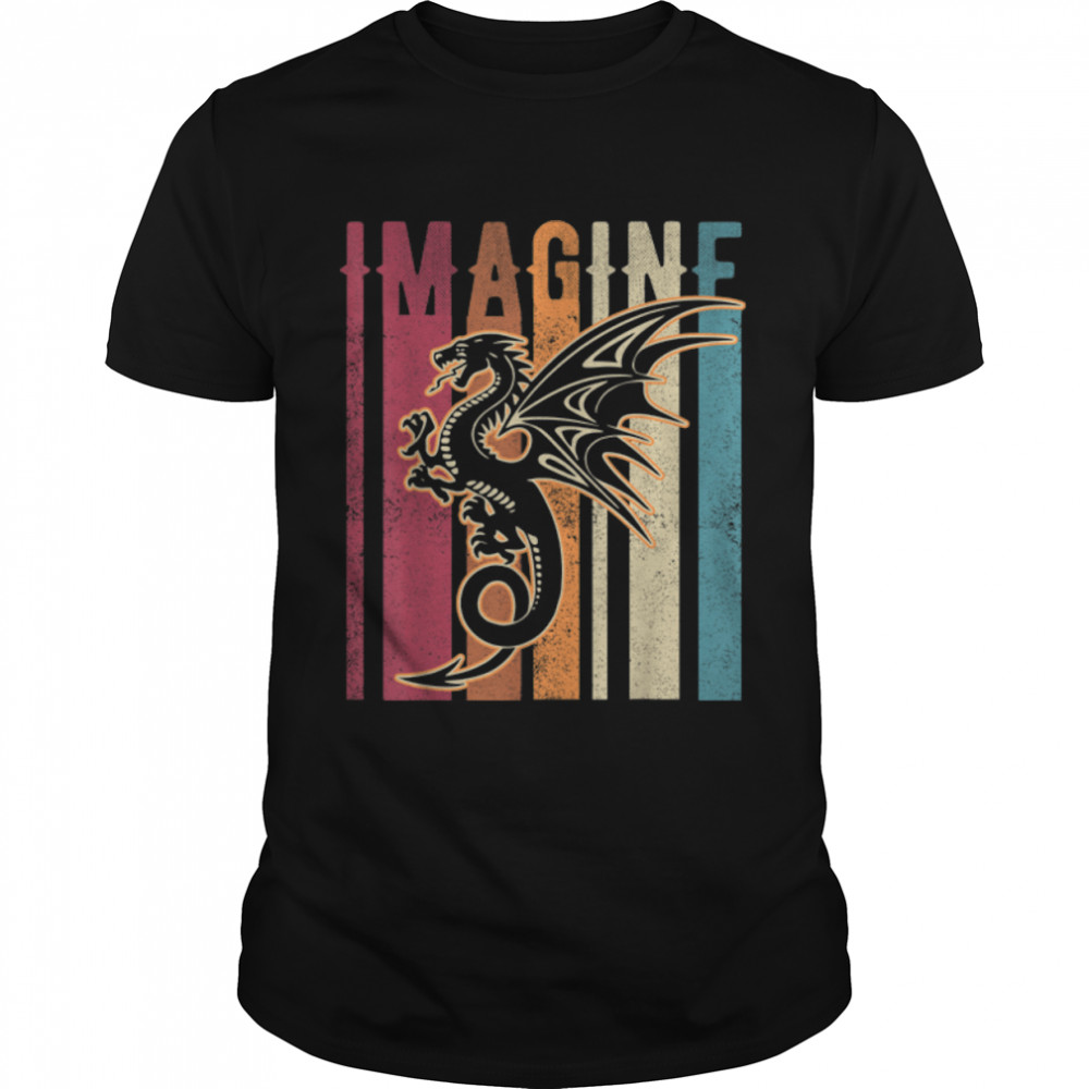 Imagine Dragon Vintage Cool Art T-Shirt B09V6XDJLDs