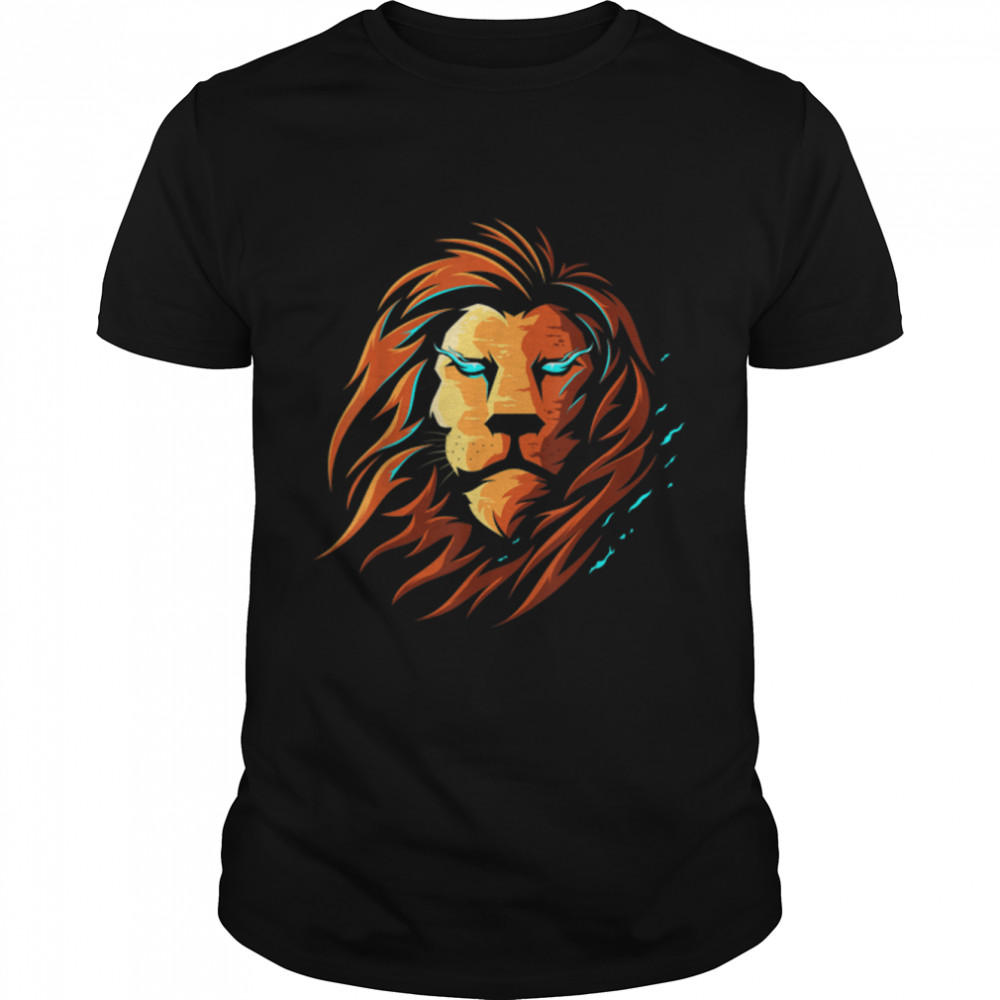 Arcanes lions, magicals lions withs blues eyess, beautifuls lions T-Shirts B08MD7TZFCs