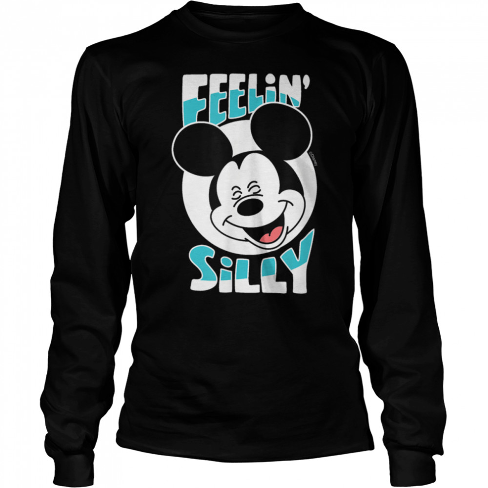 Disney - Mickey Feelin Silly T- B09YC9PRJB Long Sleeved T-shirt