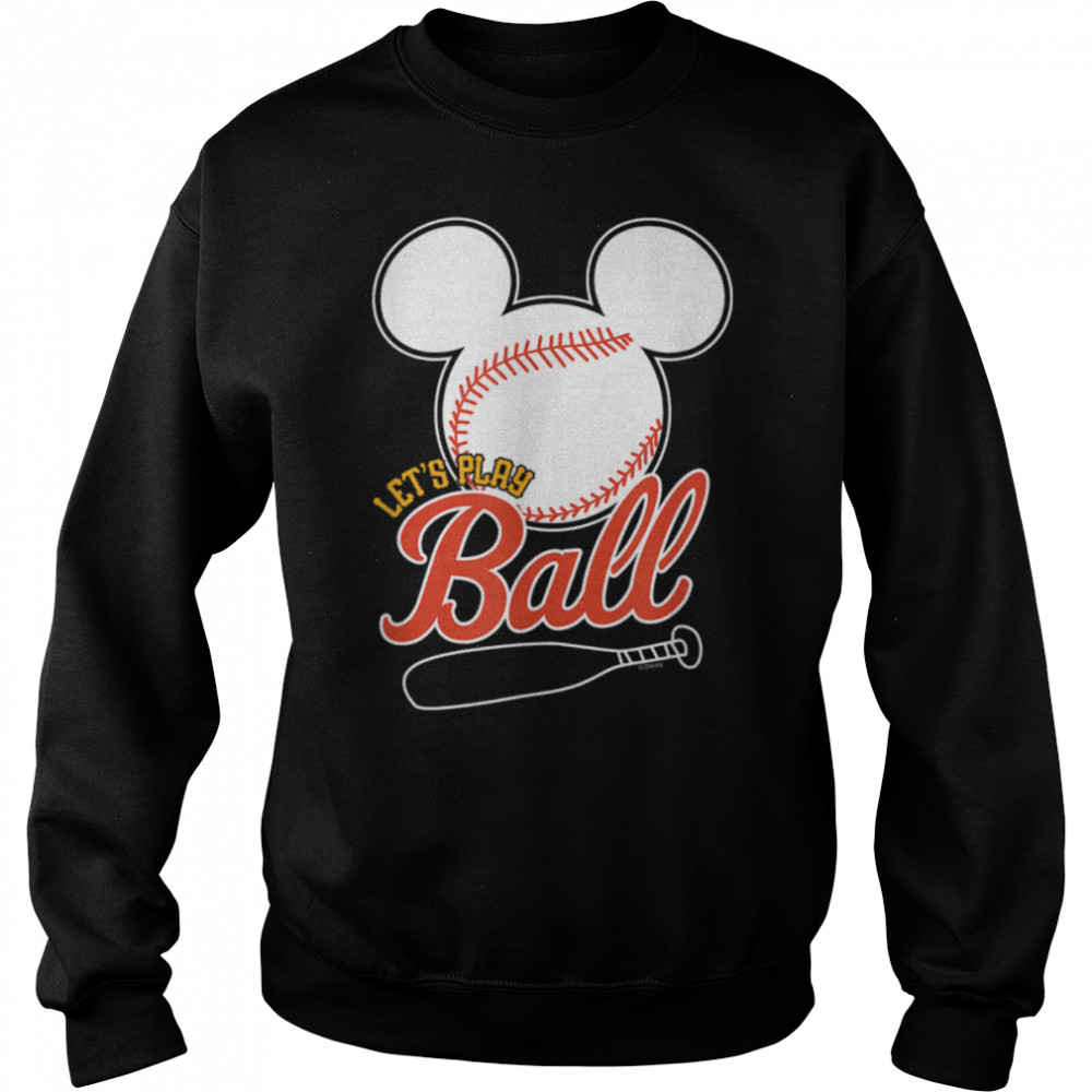 Disney - Mickey Lets Play Ball Baseball T- B09XJN59YW Unisex Sweatshirt
