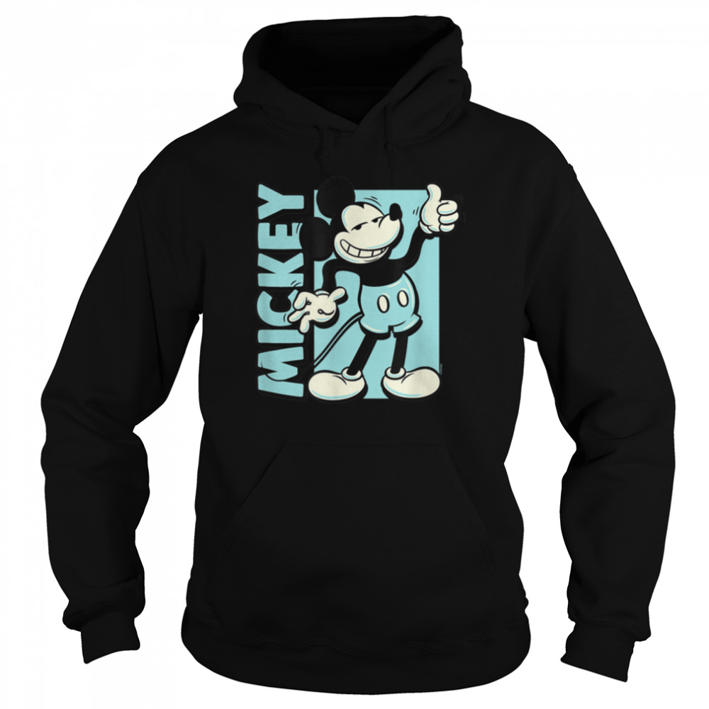 Disney - Mickey Light Blue Vintage T- B09WZBGTJ9 Unisex Hoodie