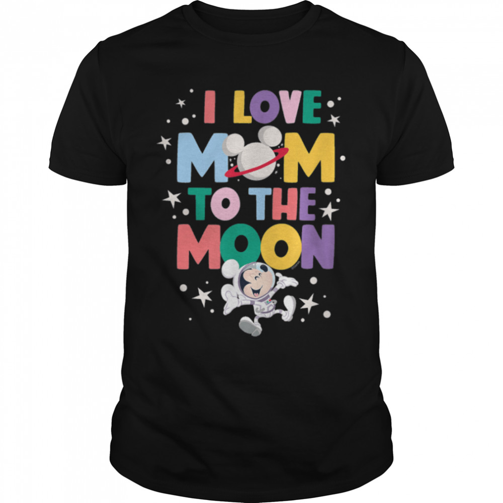 Disney - Mickey Love Mom to the Moon T-Shirt B09XRF6PQ3s