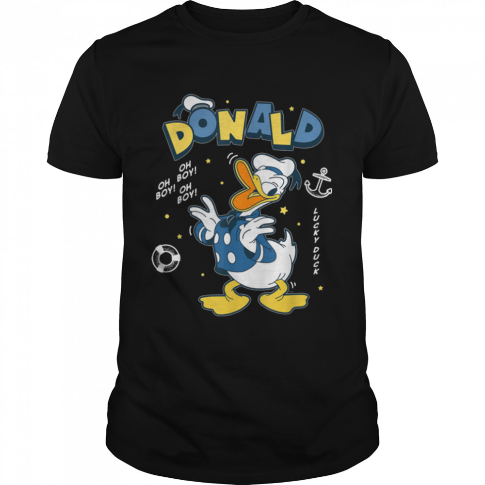 Disney Mickey and Friends Lucky Donald Duck T-Shirt B09WJVMYJ3s