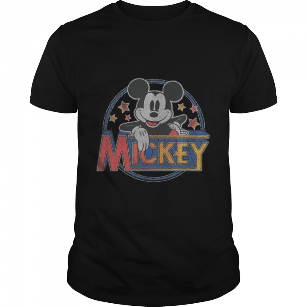 Disney Mickey Classic Mickey Vintage Stars T-Shirt B09S2F1S75s