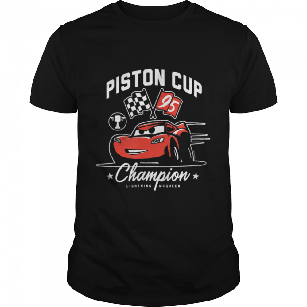 Disney Pixar - McQueen Piston Cup Champion T-Shirt B09ZPXKN5B