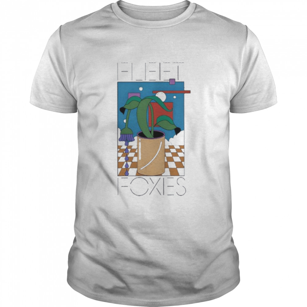 Fleet foxes flower drip crew shirts