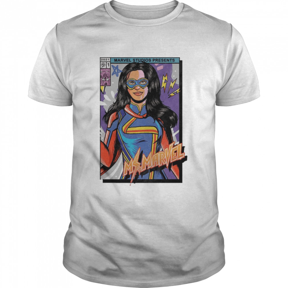 Marvel Mss. Marvel Comic Cover Kamala shirts