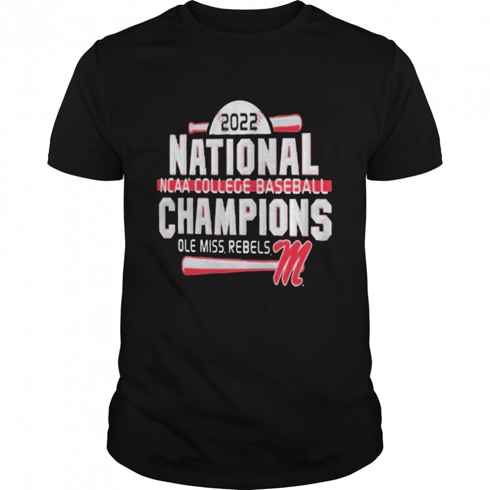 Ole Miss Rebels 2022 NCAA Mens’s Baseball Champions Tee Shirts