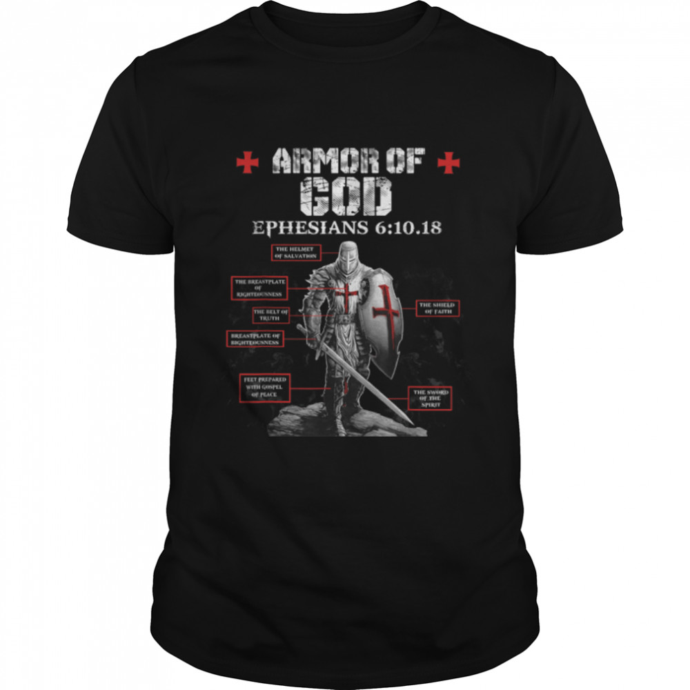 Armor Of God Knight Templar For Men T- B0B5FGNVGN Classic Men's T-shirt