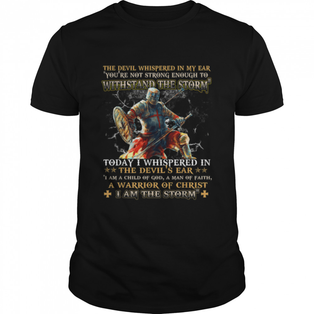 Knight Templar Shirt A Warrior of Christ T-Shirt B0B5614S8Ms