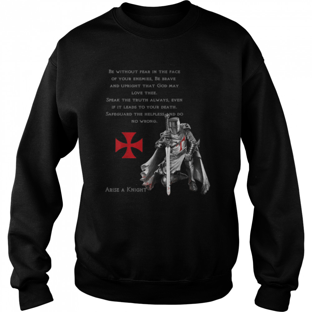 Knights Templar Christian Religious Oath Tshirt B07PCVVT5F Unisex Sweatshirt