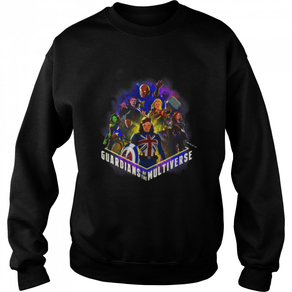 Marvel What If Group Shot Guardians Of The Multiverse Poster T- B09JQRNLJ3 Unisex Sweatshirt