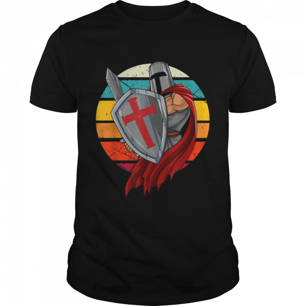 Medieval Knights Templar Crusaders Gift T-Shirt B09J5JGDHKs