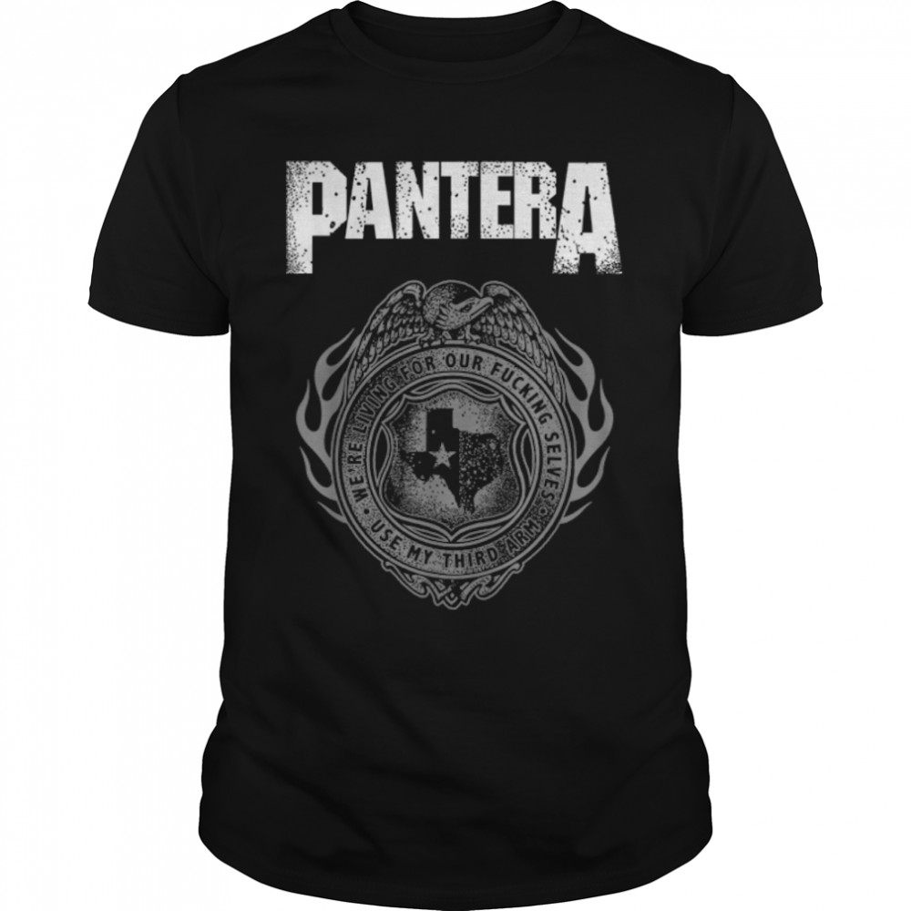 Pantera Official Third Arm Crest T-Shirt B07TPQK84J