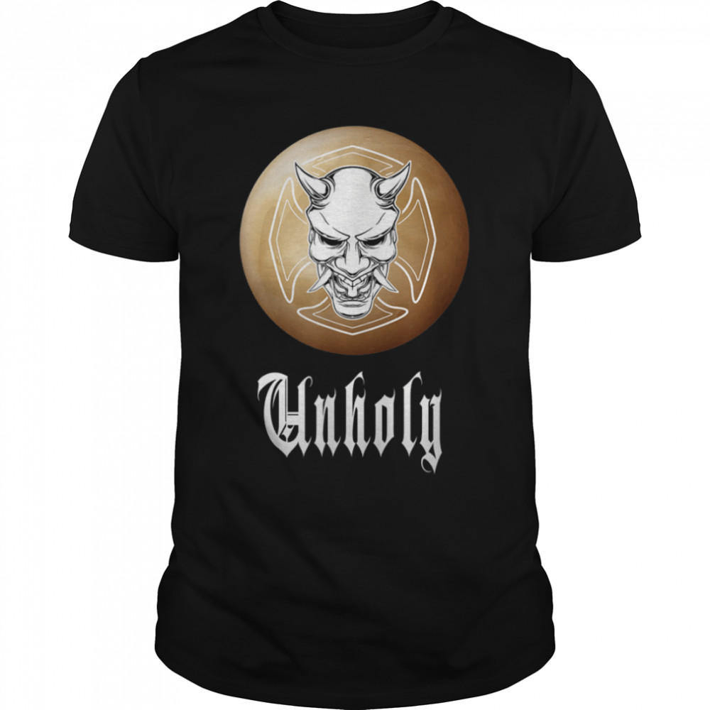Unholy, Satanist, Devil, Gothic, Full Moon, Satan T- B09PYYFJLR Classic Men's T-shirt