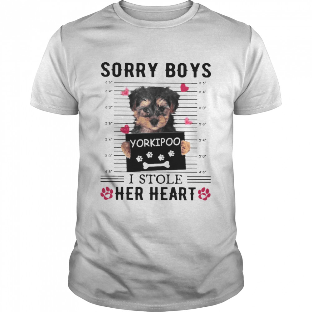 Yorkipoo Sorry Boys I Stole Her Heart Shirts