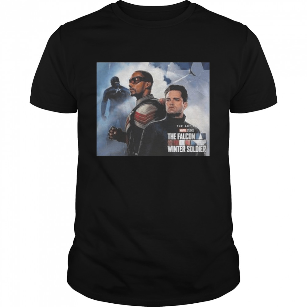 Marvel studios the art of the falcon and the winter soldier shirts