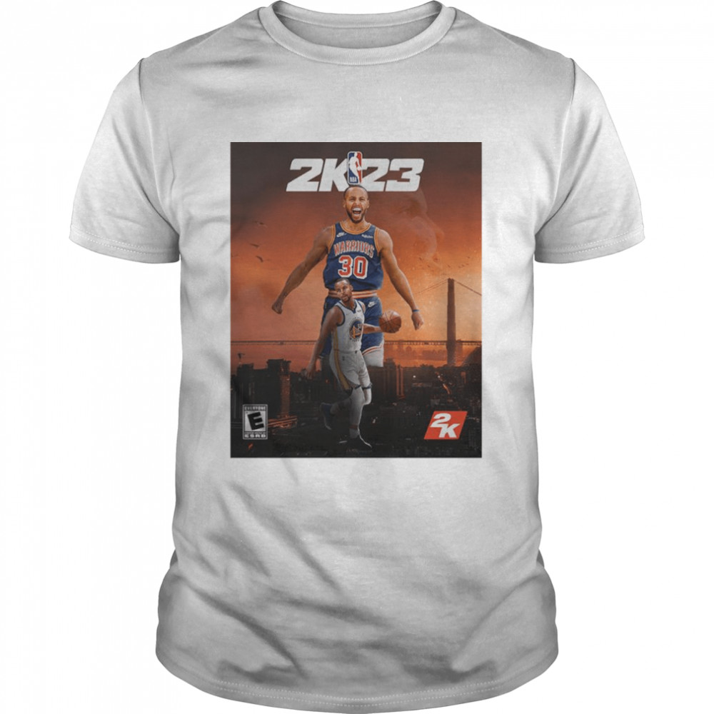 Stephen Curry NBA 2K23 poster shirts