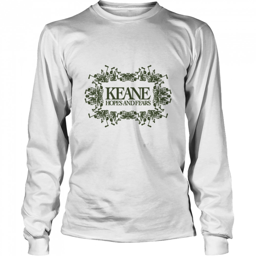 JohnHA Men_s Keane Hopes and Fears Classic T- Long Sleeved T-shirt