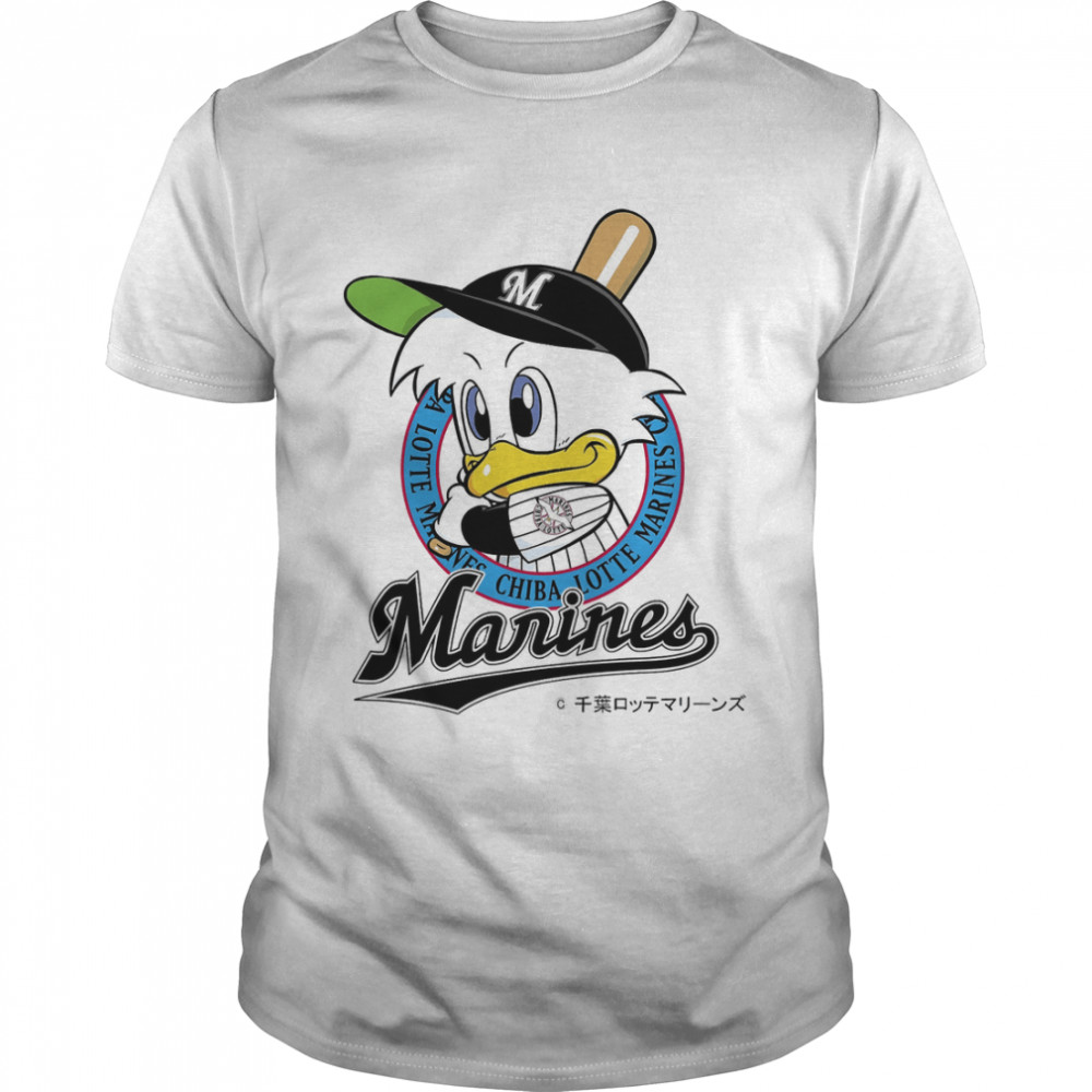 Lotte Marines Chiba Nippon Baseball NPB Logo Tohoku Classic T-Shirts