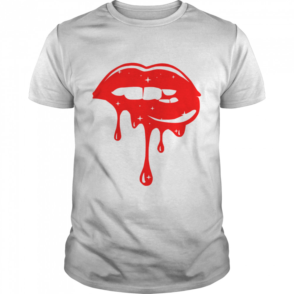 Romantic Dripping Lips - World Kiss Day Essential T-Shirts