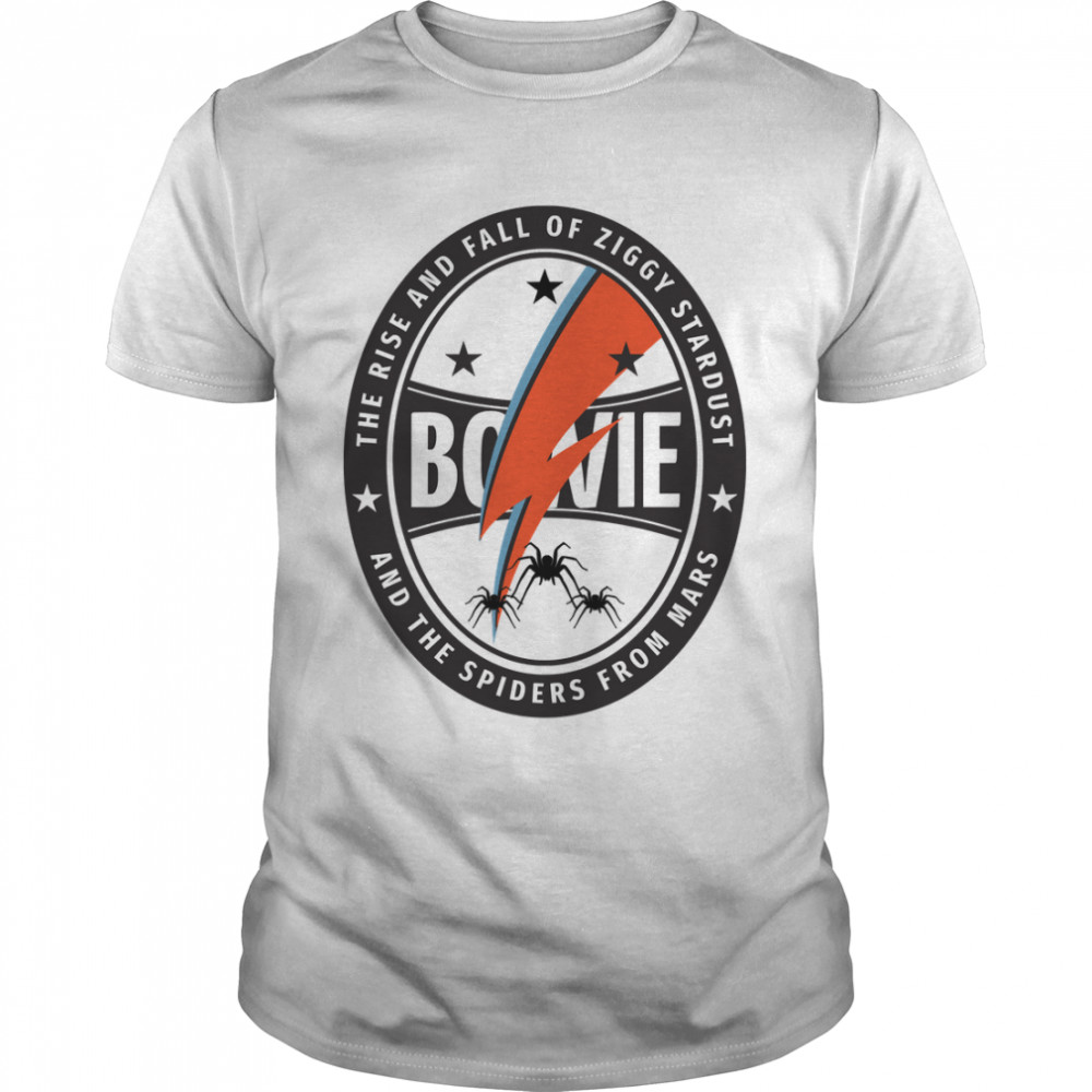 Space Man from the Stars Bowie on Mars Classic T-Shirts