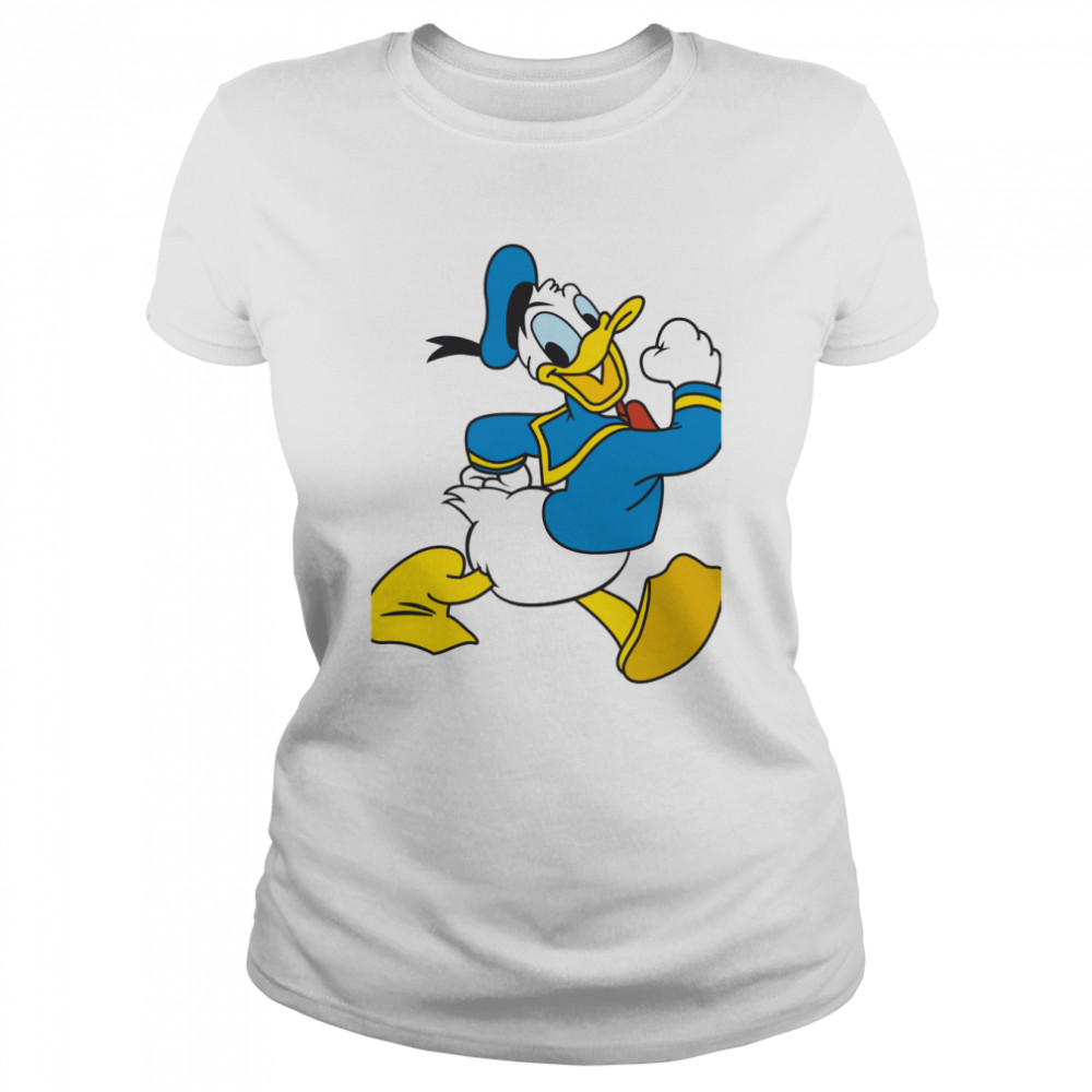 ,happy cute Donald Duck Donald Duck family Donald Duck illustration Classic T- Classic Women's T-shirt