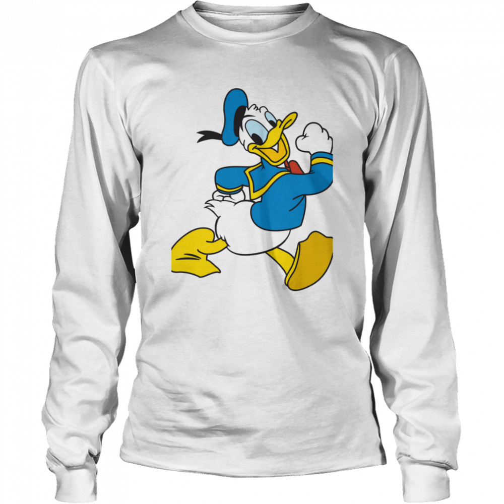 ,happy cute Donald Duck Donald Duck family Donald Duck illustration Classic T- Long Sleeved T-shirt