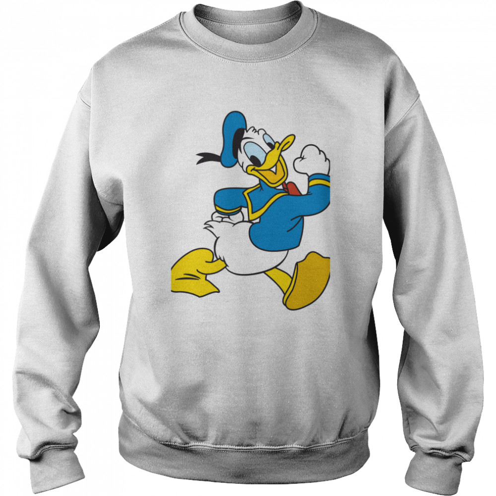 ,happy cute Donald Duck Donald Duck family Donald Duck illustration Classic T- Unisex Sweatshirt