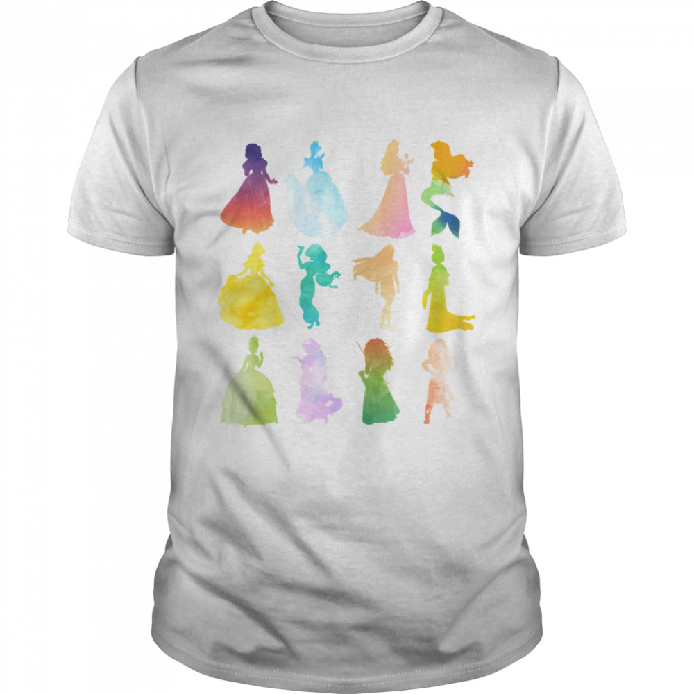 Princesses Watercolor Silhouette Classic T- Classic Men's T-shirt