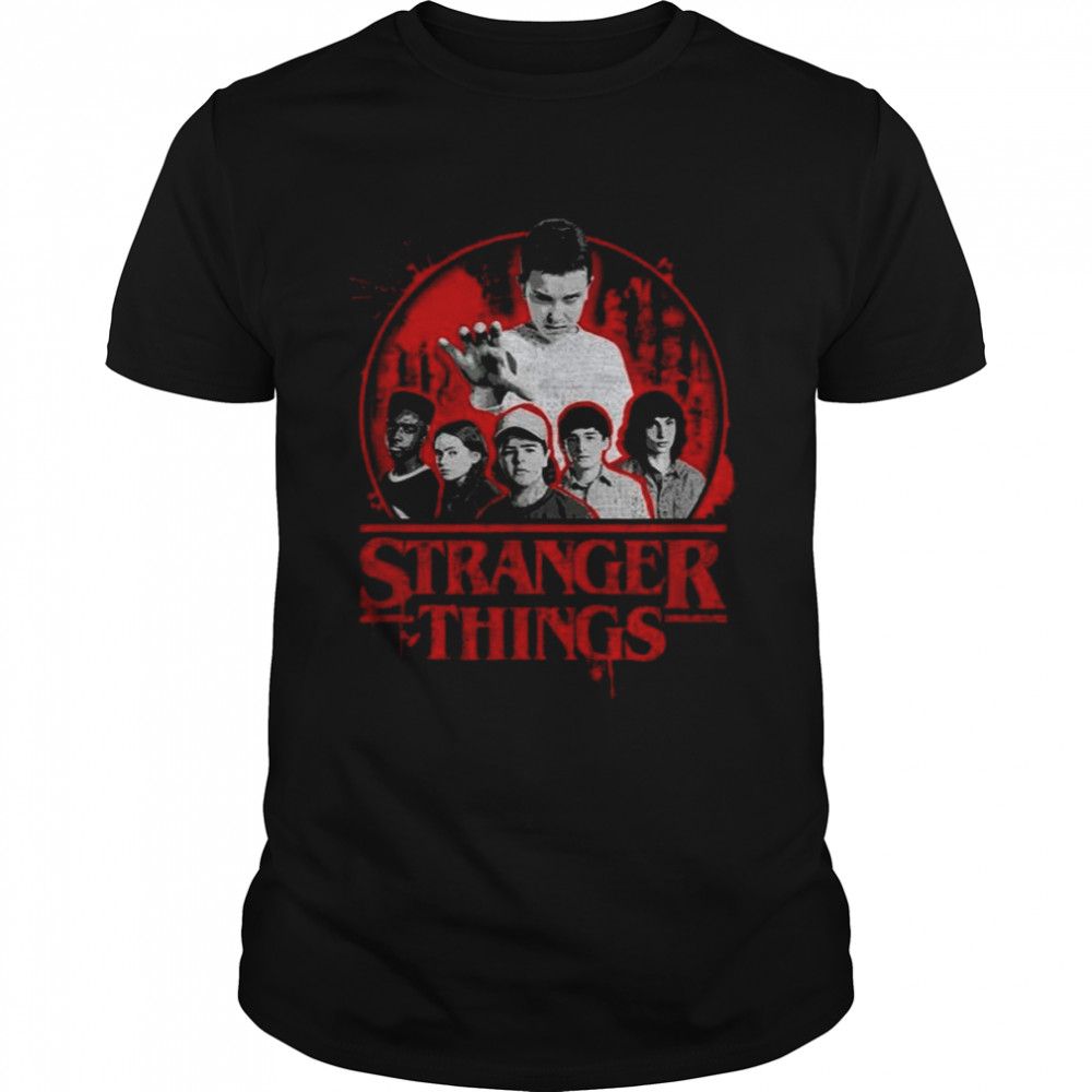 Stranger Things 4 Group Shot Growing Up Shirtss