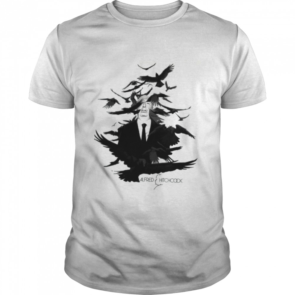 The Cool Birds Design Alfred Hitchcock shirts