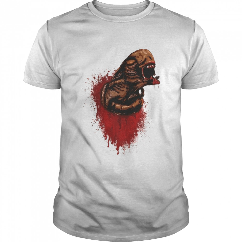 Alien Chestburster Bloody T-Shirts