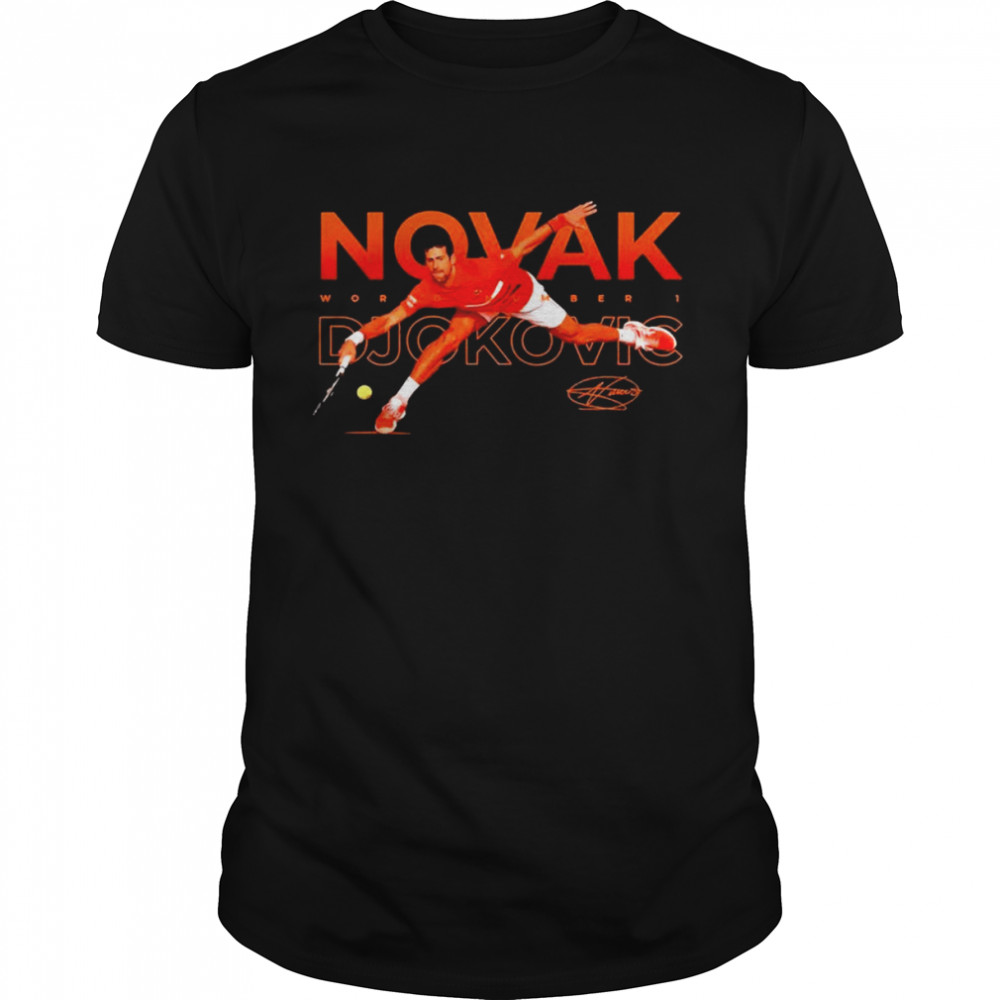 Novak Djokovic World Number 1 Design  Classic Men's T-shirt