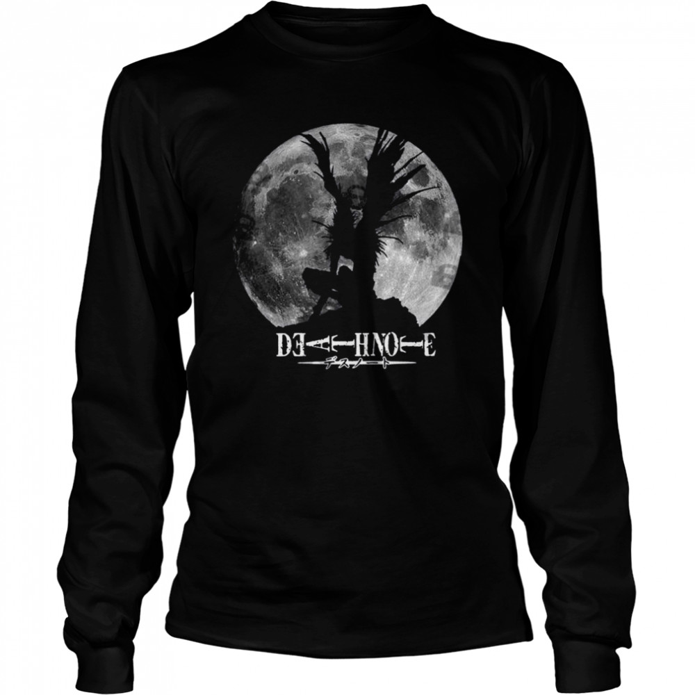 Anime Death Note Ryuk Moon shirt Long Sleeved T-shirt