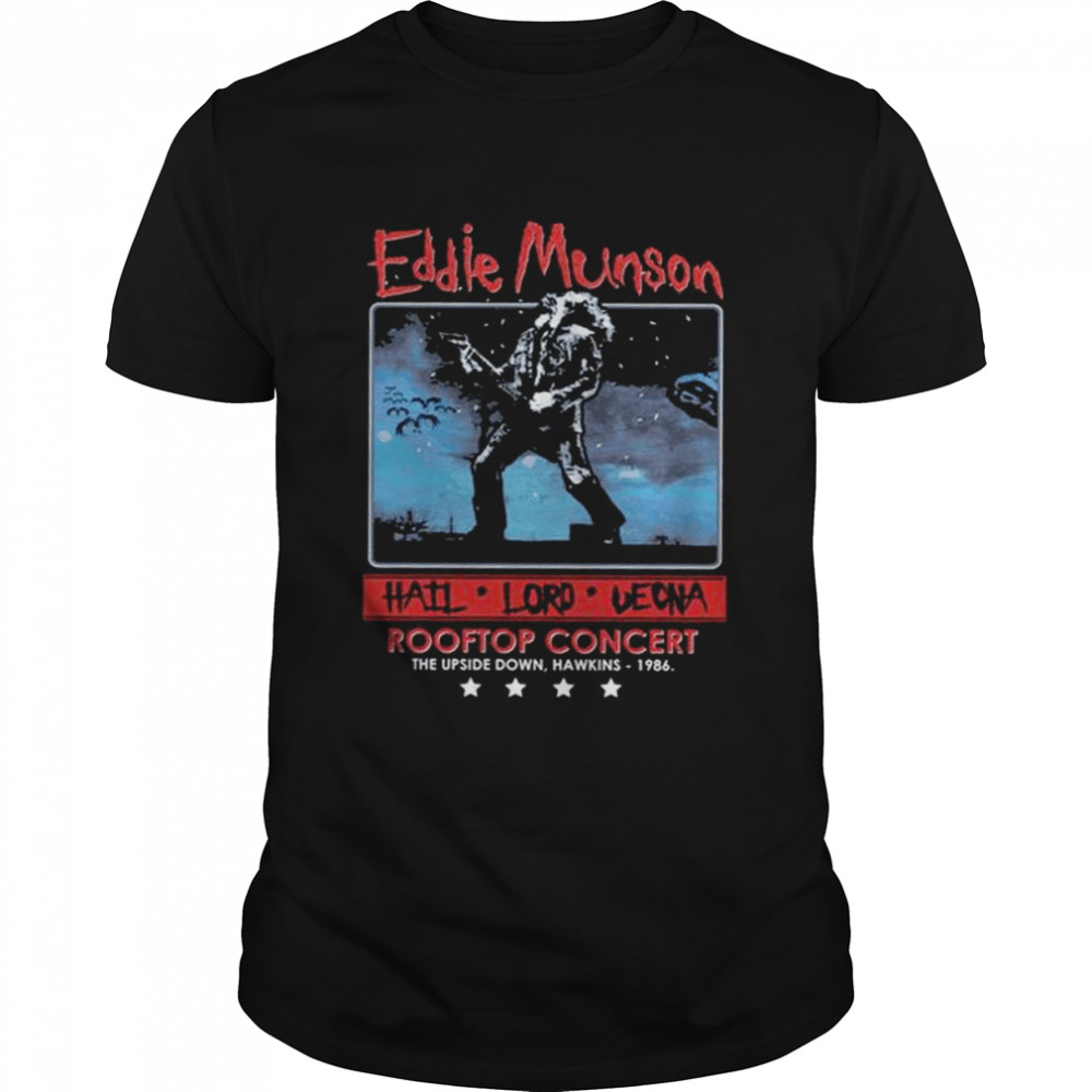 Eddie Munson’s Rooftop Metal Concert 1986 shirt