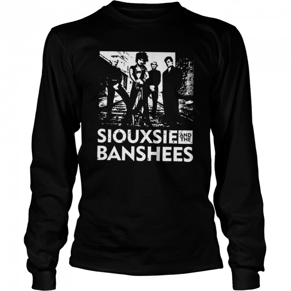 Iron On Applique Souvenir Accessory The Legend Siouxsie Sioux shirt Long Sleeved T-shirt